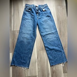 Reformation wide leg jeans